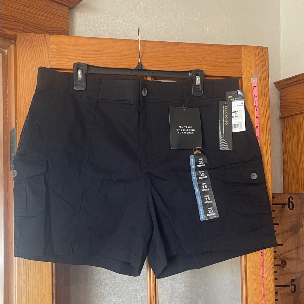 Lee Women's Black Cargo Shorts
